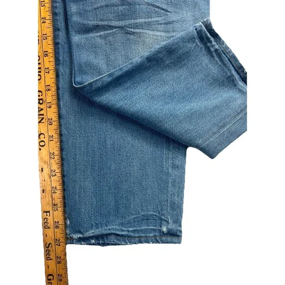 Madewell Perfect Vintage Jeans Womens 32 High‎ Rise Distressed Straight Denim - Picture 12 of 13
